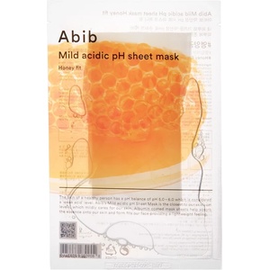 Abib Mild Acidic pH Sheet Mask Honey Fit - Подхранваща маска за лице с неутрално pH и мед 30мл