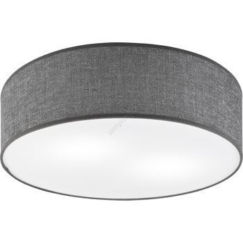LAMKUR Плафон SIRJA 2xE27/15W/230V, диаметър 45 см, сив (LA57163)
