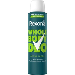 Rexona Men Спрей дезодорант Whole Body Active Fresh, 150 ml - baby