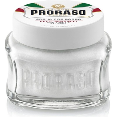 Proraso White Line Sensitive Skin Pre-Shave Cream Green Tea 100 ml