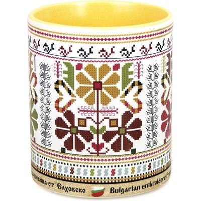 Чаша с шевица от Елховско (Тракийска фолклорна област) (B2016 01 yellow)