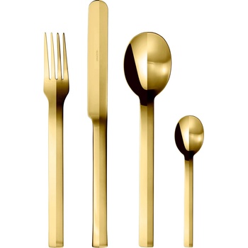 Herdmar Прибори за хранене tintim- 24 части - златни (гланц + мат) (-172-3024-0117-200-00a9)