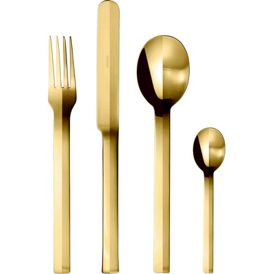 Herdmar Прибори за хранене tintim- 24 части - златни (гланц + мат) (-172-3024-0117-200-00a9)