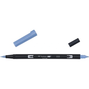 Tombow маркер ABT Dual Brush 533 пауново синьо (ABT-533)