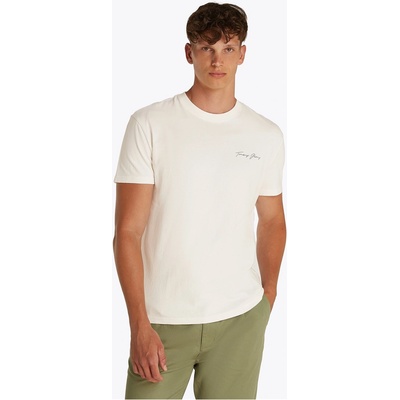 Tommy Jeans Тениска Tommy Jeans Men's TJM Signature Sailing Short Sleeve T-Shirt - Ancient White