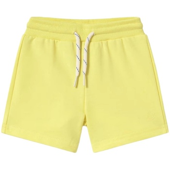 Mayoral Къси панталонки Mayoral - Жълти, basic , с ластик и връзки, 6 м (25-00621-079-6M)