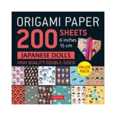 Tuttle Publishing Origami Paper 200 sheets Japanese Dolls 6" (15 cm)