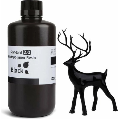 Elegoo Standard Resin V2.0 1KG Black 50.103.0063 – Zboží Mobilmania