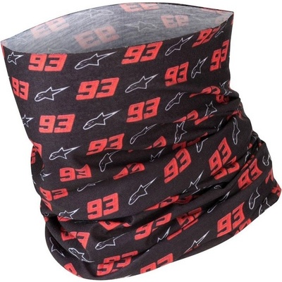 Nákrčník MM93 edícia MARC MARQUEZ 2021 ALPINESTARS čierna červená biela