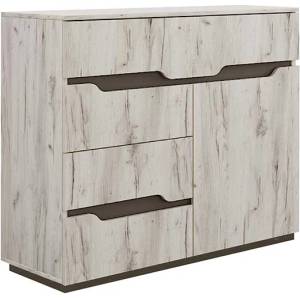 Bogdan Furniture G Скрин Мебели Богдан модел Talina, Дъб краф и графит - bogdanmebel