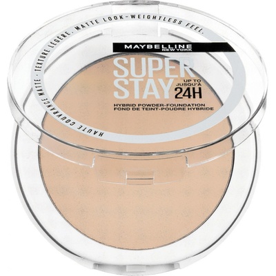 Maybelline SuperStay 24H Hybrid Powder-Foundation kompaktný púdrový make-up pre matný vzhľad 10 9 g