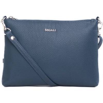 Segali dámská kožená crossbody kabelka A6C navy blue