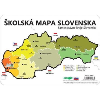 Školská mapa SR šablóna krajov