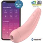 Satisfyer Kлитор стимулатор с APP розов Satisfyer Curvy 2+