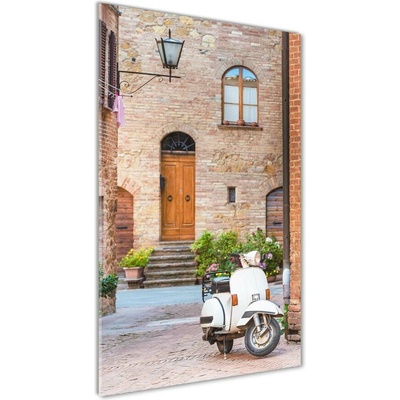 Vertikálny foto obraz sklenený Talianske uličky 50x100 cm