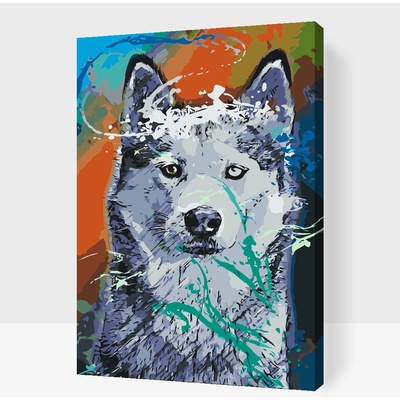 Vymalujsisam.cz Malování podle čísel Portrét psa Velikost 40 x 60 cm Rámování Na kartonové desce