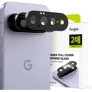 Ringke Протектор за камера Ringke Camera Full Cover Glass (2 броя в комплект) - Google Pixel 11 - Черен