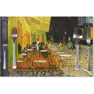 Sablio Prostírání Terasa kavárny v noci - Vincent van Gogh 40x30cm