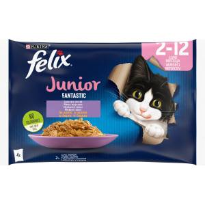 FELIX Fantastic Junior мултипак грил в желе с пилешко - 0.34кг