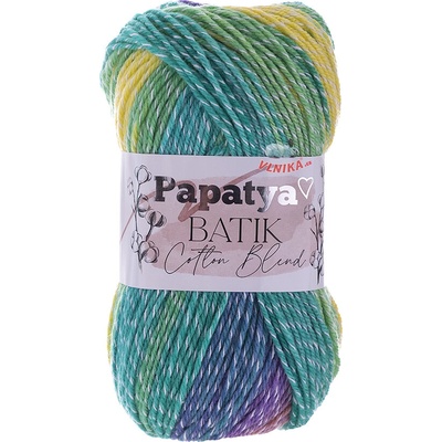 Kamgarn Příze Papatya Batik Cotton Blend Varianta: 1005