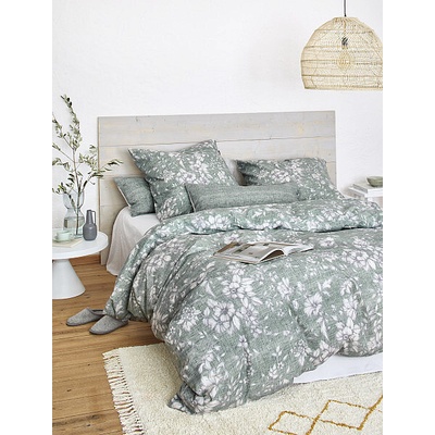 Irisette luxusné flanel obliečky Zobel 8558-30 mentol 140x200 70x90