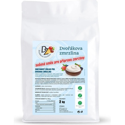 Valknut Směs na zmrzlinu smetanový základ ovocný 2 kg