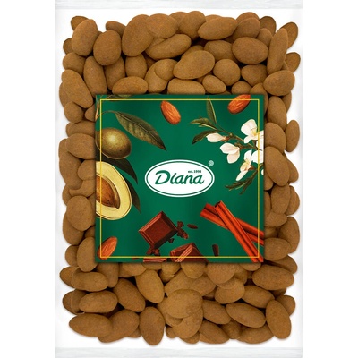 Diana Company Mandle v poleve z mliečnej čokolády sypané škoricou 500 g