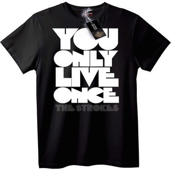 NOONEBRAND Тениска YOLO The Strokes - 2XL, Black