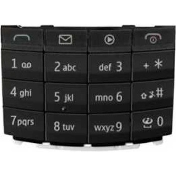 Nokia X3-02 оригинална клавиатура latin dark-metal