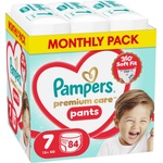 Pampers Пелени-гащички Pampers Premium Care - Размер 7, 15+ kg, 84 броя (1100050905) - baby