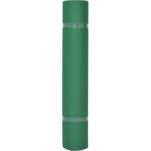 vidaXL Килим Едноцветен Зелено 1 x 12 m Текстил (42052432)