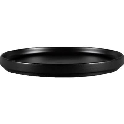RAK Porcelain Nordic talíř mělký bez okraje pr. 23 cm černý