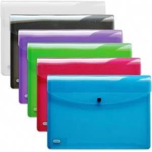 Oxford Envelope briefcase a4 colorless hawai, transparent