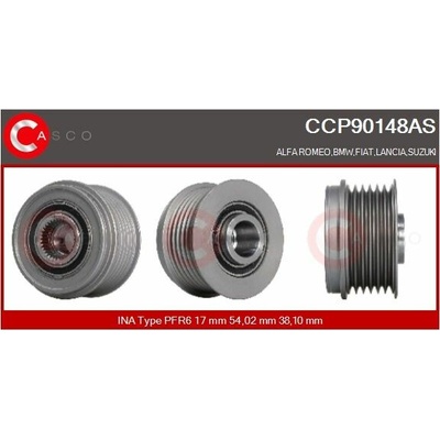 Řemenice, generátor CASCO CCP90148AS