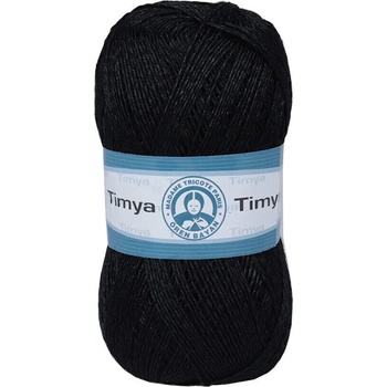 Madame Tricote Paris Timya 9999 Black Плетива прежда (0352-9999)