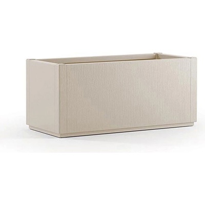 STEFANPLAST Kvetináč, vyvýšený záhon ETHICA 80x36x35cm krémovo biela
