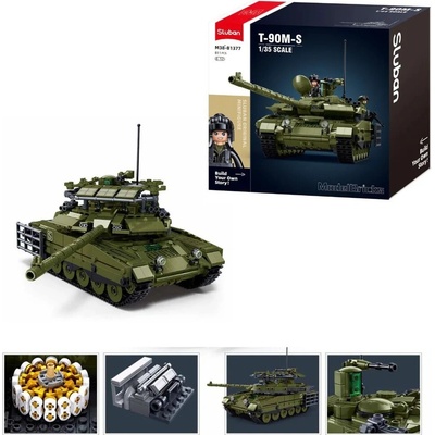 Sluban B1377 Tank T-90M-S v mierke 1:35