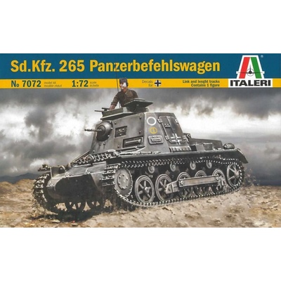 Italeri Model Kit military 7072 SD. KFZ. 265 PANZERBEFEHLSWAGEN 33 7072 1:72