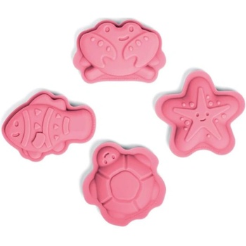 Bigjigs Toys Силиконови форми розови Coral