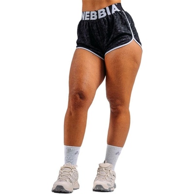 Nebbia Primal Leopard Training Shorts 855 black leopard