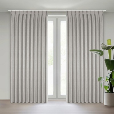 Takoy Tmavě béžový závěs ze 100% zatemňovací látky typu blackout 125x270 cm (hotový rozměr) systém flex - NELISA-HF-478796 | 125 x 270 cm