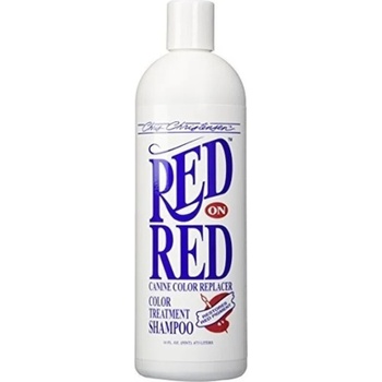 Chris Christensen Red on Red шампоан за червени козини, нанасяне на цвят с едно приложение 473ml