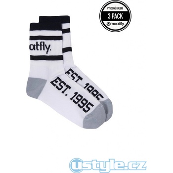 Meatfly Basic Long 3 Pack B White