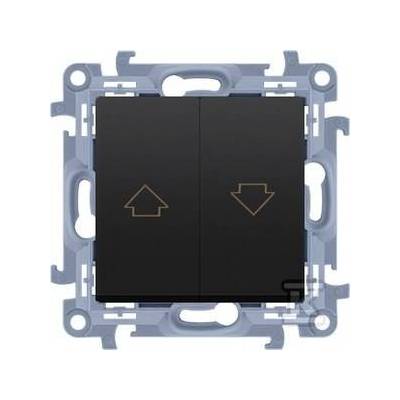 Kontakt-Simon 10 Roller shutter control switch matt black 10A 74.1471