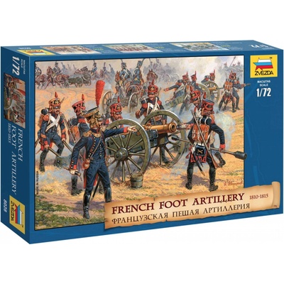 Zvezda French Foot Artillery 18101815 1:72