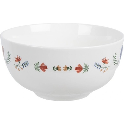 Clayre & Eef miska s kohoutkem a slepičkou Chicken and Rooster 14 x 7 cm 500 ml