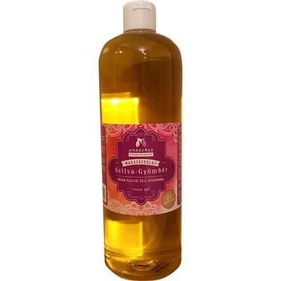 Masszázs Manufaktúra masážny olej Slivka - Zázvor 1000 ml