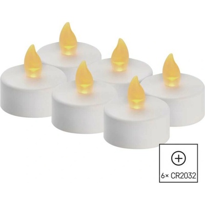 Emos DCCV11 LED čajová svíčka bílá vintage 6 ks – Zboží Dáma
