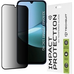 Techsuit Протектор за Xiaomi Redmi 15C 4G / Redmi 15C 5G - Techsuit - 111D Privacy Full Glue - Черен