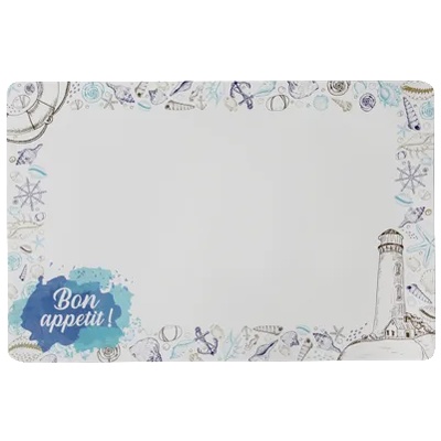 Horecano HORECANO-Подложка за хранене BON APPETIT SEA 43, 5 x 28, 5 cm (PPCO-28059) (0124590)